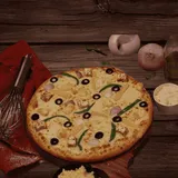 Cheesy Macaroni Veg Pizza (Large (Serves 4, 33 Cm))