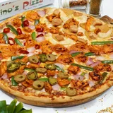 Exotic Chicken Pizza Feast