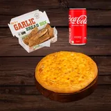 Margherita Pizza (R )+garlic Bread Stick+coke