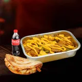 Cheesy Chicken With Korean Rice+1Pc Non-Veg Taco+Coke