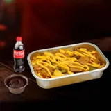 Cheesy Chicken With Korean Rice+Choco Lava+Coke