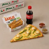 Spring Fling Pizza Slice+Garlic Bread Stick +Coke
