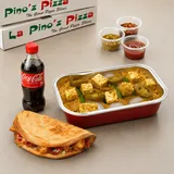 Cheesy Paneer With Korean Rice+1Pc Veg Taco+Coke