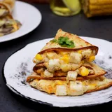Paneer, Sweet Corn & Cheese Quesadillas