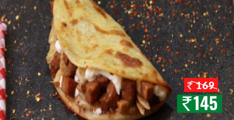 Chicken Seekh Kebab & Chicken Bbq Taco's