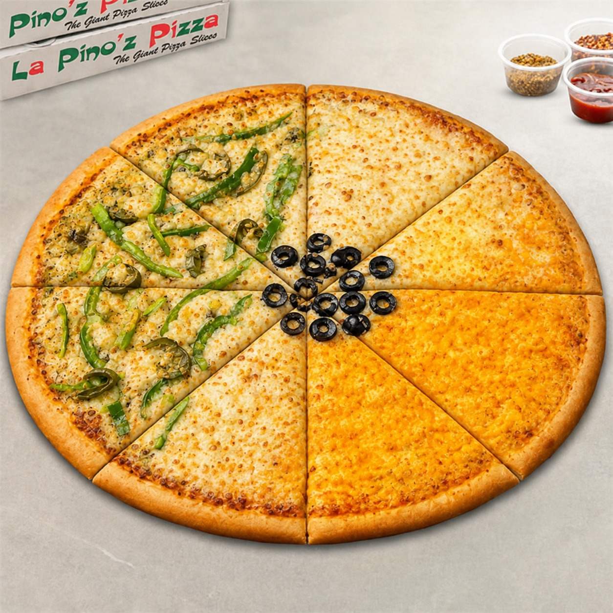 Tricolor Pizza