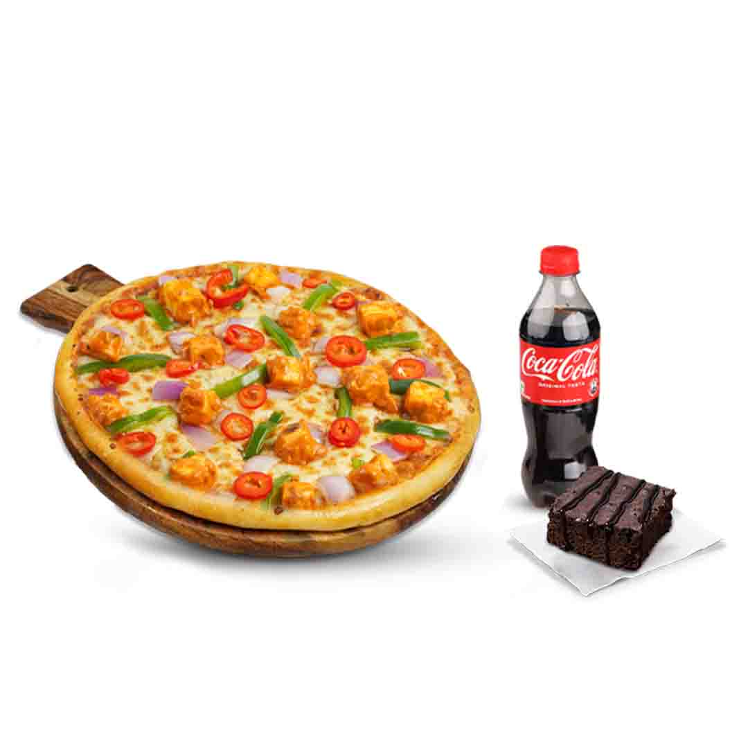 Regular Pizza + Brownie + Coke 250ml