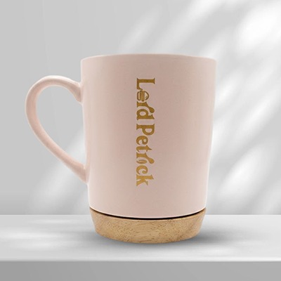 Wood Base Mug