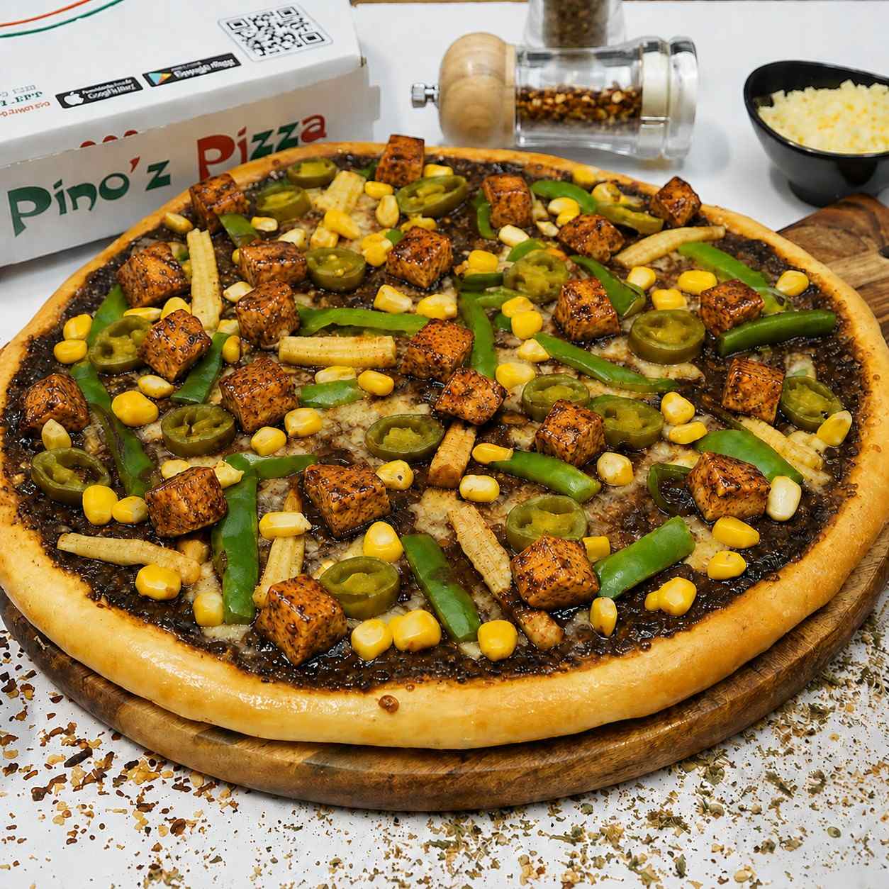 Jamaican Jerk Veg Pizza