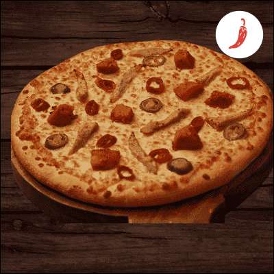 Hot Tandoori Pizza (Large (Serves 4 33 CM))