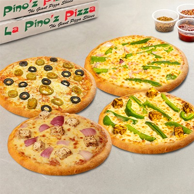 Classic Pizzas Pack Of 4 - Veg. (Premium)