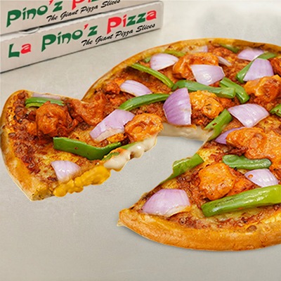Butter Chicken Double Burst Pizza