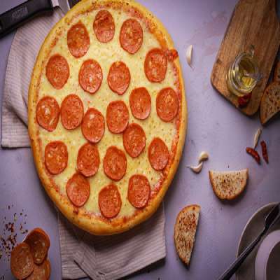 Chicken Pepperoni Pizza