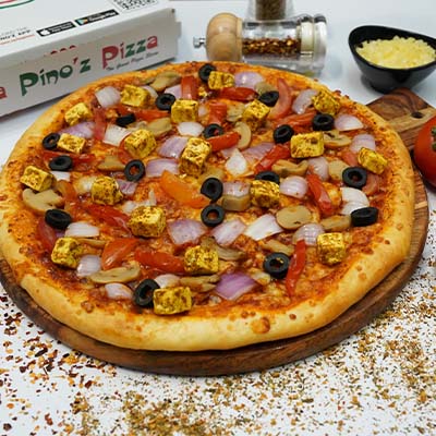 Indian Style Giant Pizza