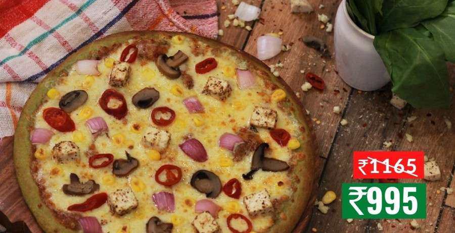 African Peri Peri Veg Pizza (The Giant (Serves 8, 45.7))