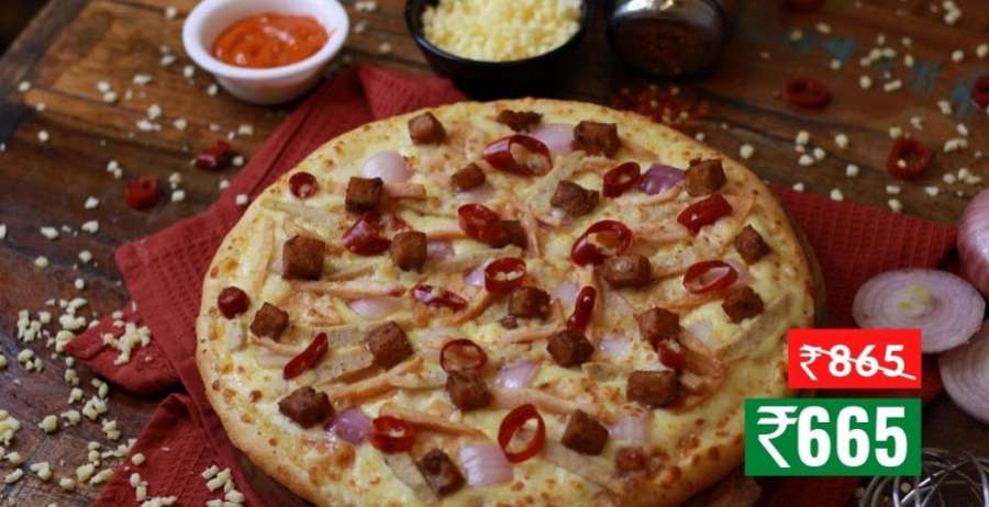 Peri Peri - Chicken Pizza  (Large (Serves 4 33 Cm))