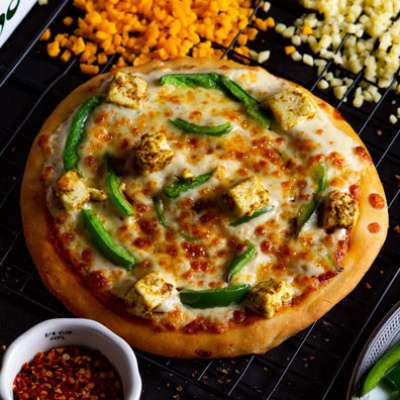 Capsicum & Paneer Pizza at La Pino'z Pizza Tanda Hoshiarpur