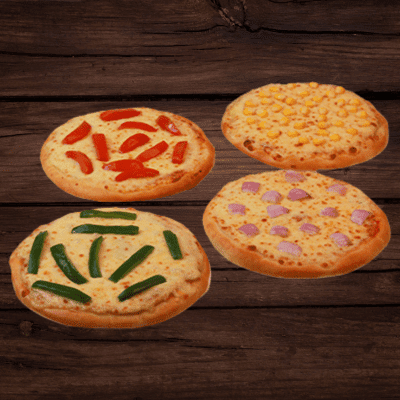 Classic Pizzas Pack Of 4 - Non-veg.