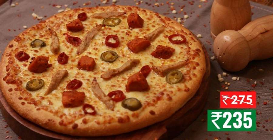 Hot Tandoori Pizza (Regular (Serves 1, 17.7 Cm))