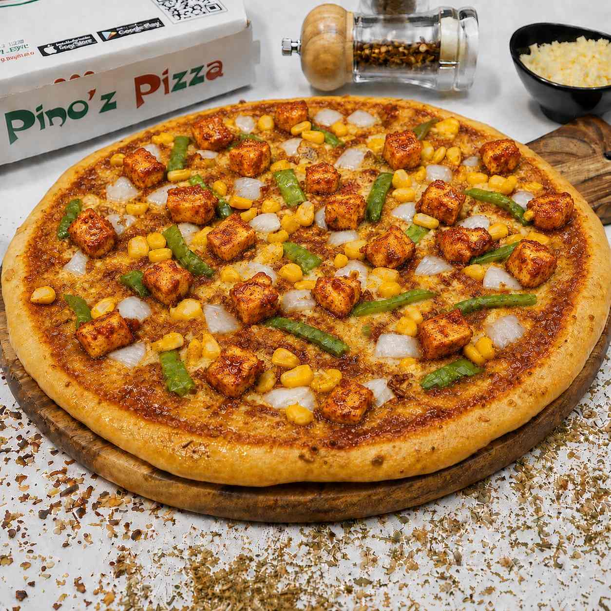 Korean Veg Pizza