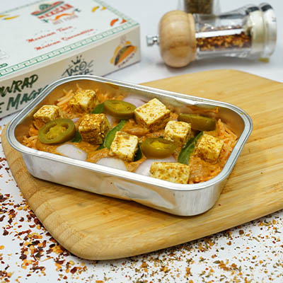 Cheesy Paneer With Korean Rice
