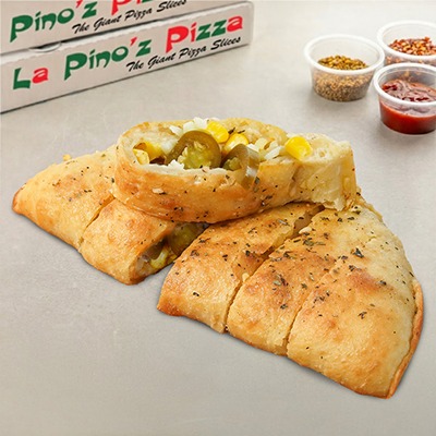 Stuffed Garlic Bread With Sweet Corn, Jalapeno With Jamaican Jerk