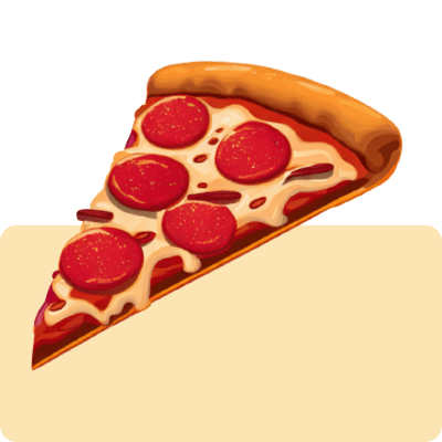 Personal Slice Non Veg Pizza. New