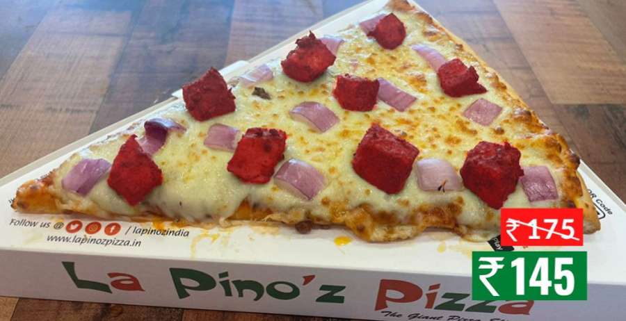 Exotic Tikka Pizza  (Personal Giant Slice (22.5 Cm))