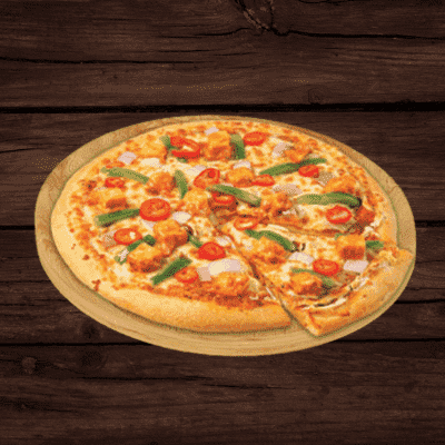 Paneer 65 Pizza (Medium (Serves 2, 24.5 Cm))