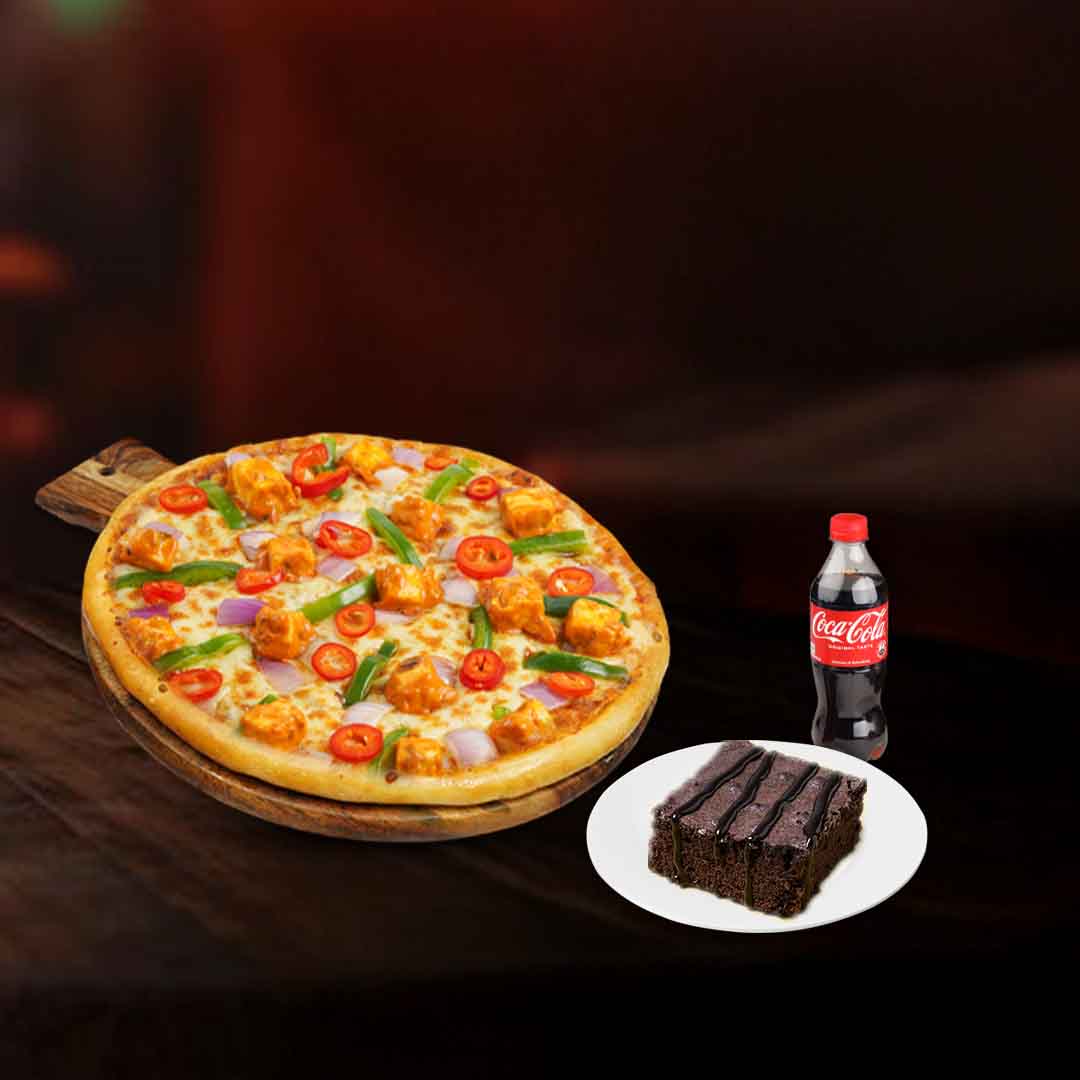 Regular Pizza + Brownie + Coke 250ml