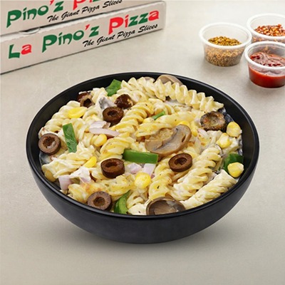 Americano White Sauce Pasta Veg