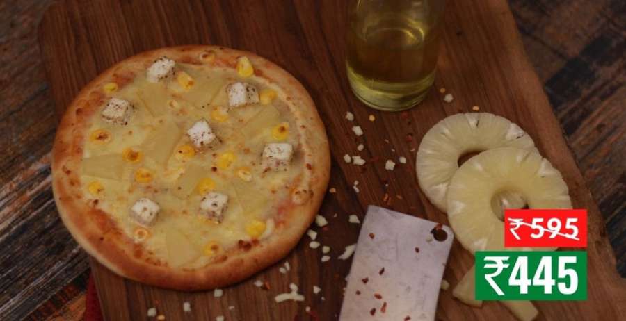 Veg.hawaiian Pizza (Medium (Serves 2, 24.5 Cm))