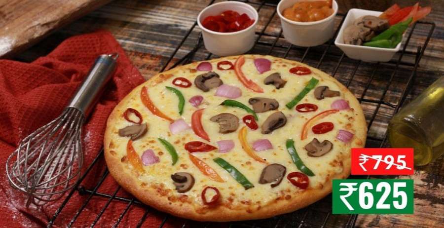 Korma Special Pizza (Large (Serves 4 33 Cm))