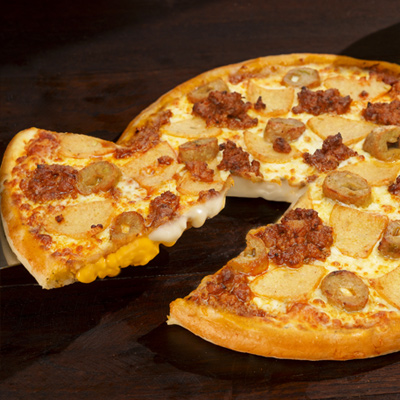 Chicken De-Light Cheese Burst Pizza