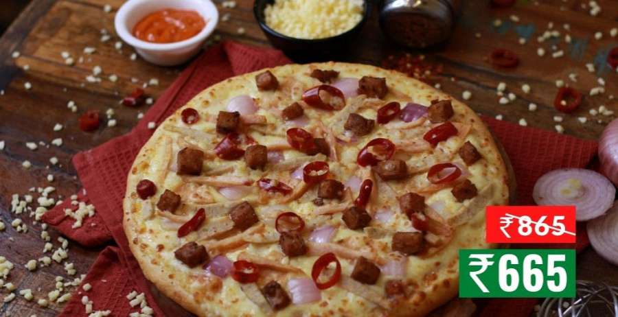 Spanish Sizzles Pizza  (Large (Serves 4 33 Cm))