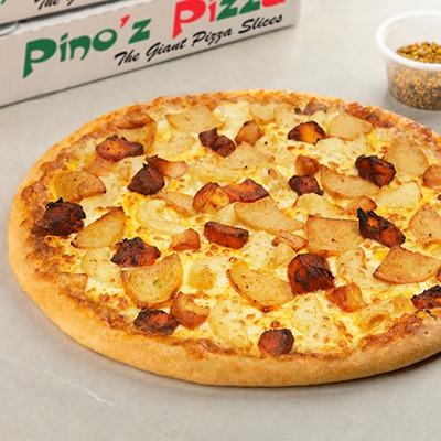 Cheesy Macaroni Non-veg Pizza