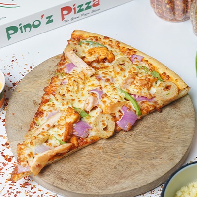 Indian Chicken Special Pizza Personal Giant Slice (22.5 Cm)