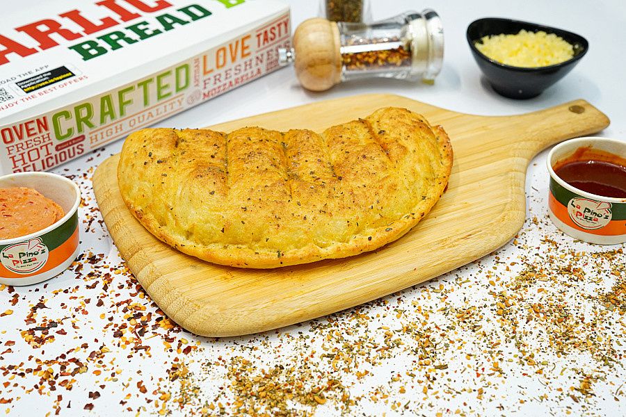 Korean Chicken Pepperoni Stuffed Garlic Bread