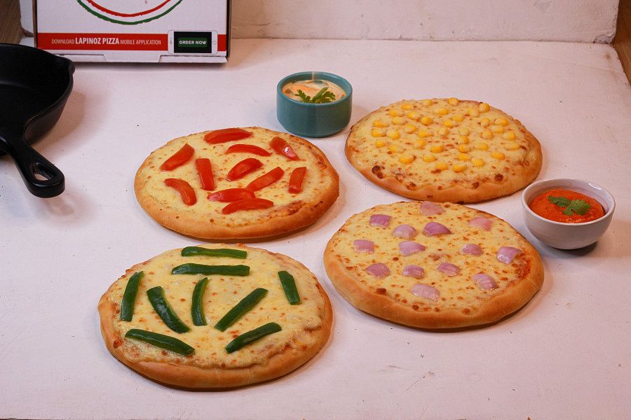 Classic Pizzas Pack Of 4 - Veg.