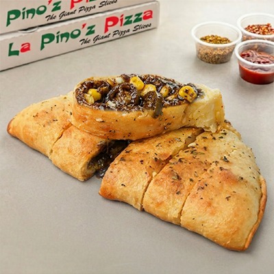 Stuffed Garlic Bread With Sweet Corn, Jalapeno With Jamaican Jerk