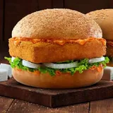 Paneer Burger (With Cheese Mayo)