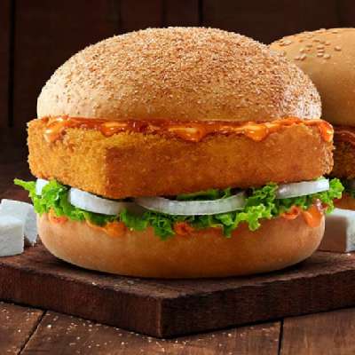 Paneer Burger (With Cheese Mayo)