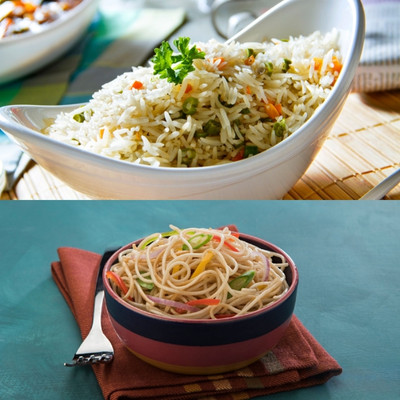 Fried Rice And Noodles