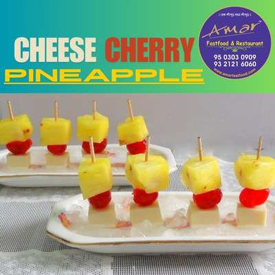 Cheese Cherry Pineapple