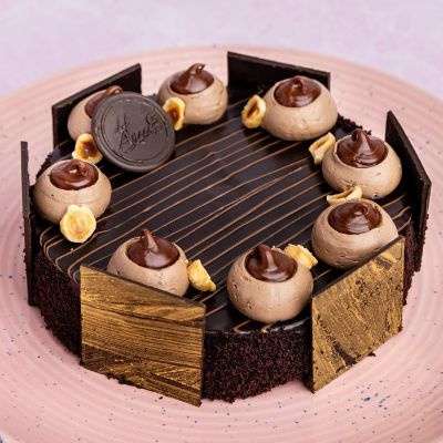 Belgium Chocolate & Nutella Truffle Cake
