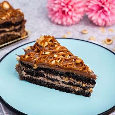 Salted Caramel & Hazelnut Delice