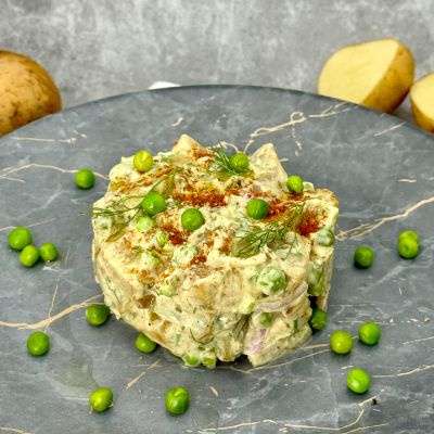 Roasted Potato & Peas Salad