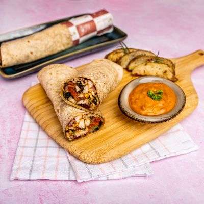 Pulled Chicken BBQ Wrap  [Serve 1]