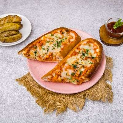 Mustard Chicken Boat Roll [serve 1]