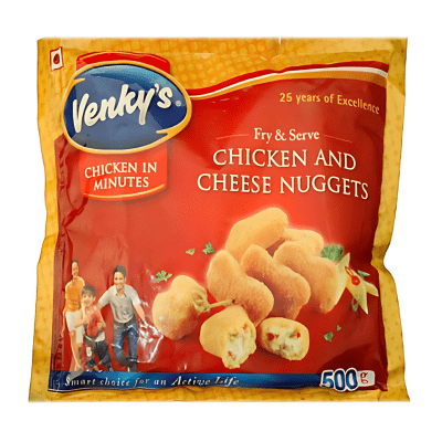 Venky's Chicken & Cheese Nuggets (500 gm)